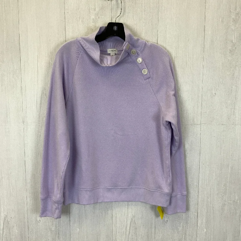 Sweatshirt Collar By J. Crew In Purple, Size: M