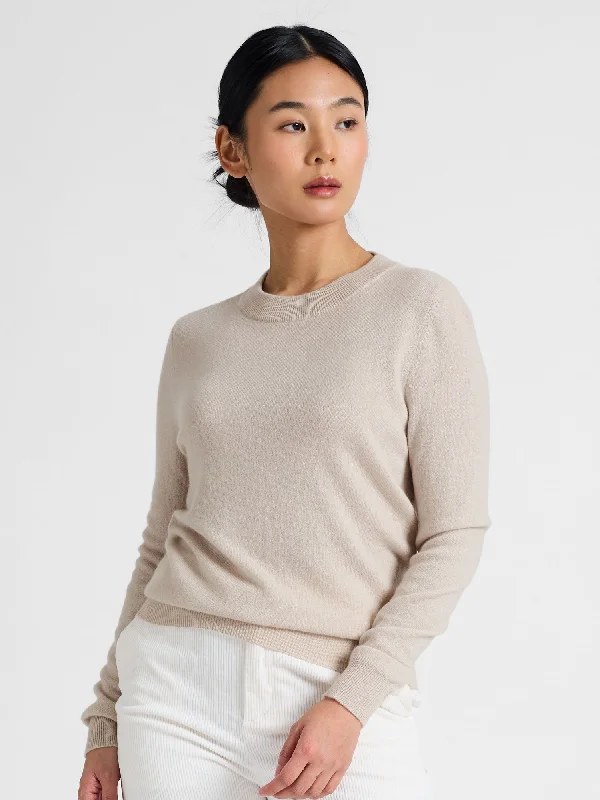 Cashmere sweater "Thora" - cream