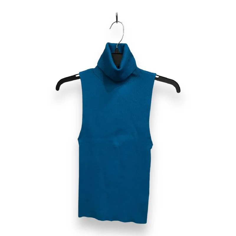 Top Sleeveless By Alice + Olivia In Blue, Size: Xs