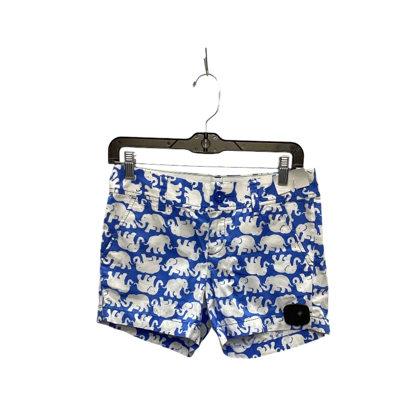 Shorts By Lilly Pulitzer In Blue & White, Size: 00