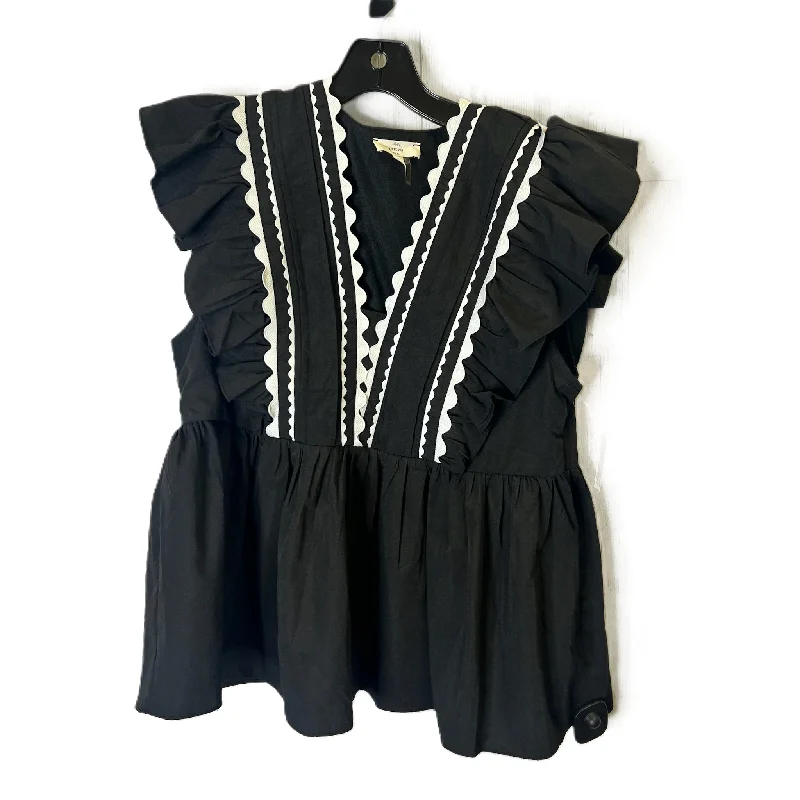 Top Sleeveless By Entro In Black, Size: L