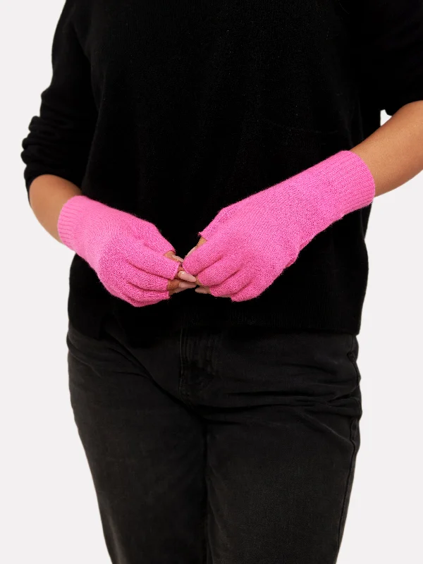 Fingerless Cashmere Gloves