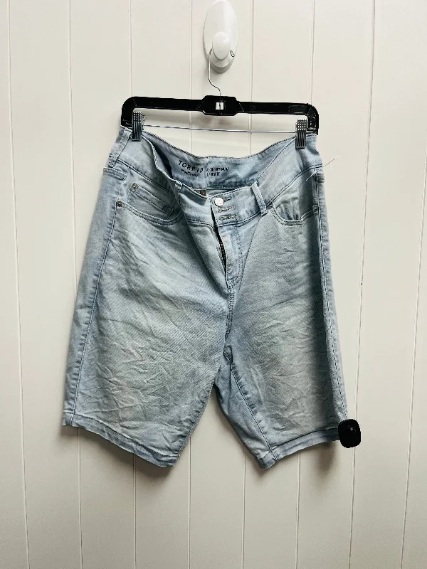 Shorts By Torrid In Blue Denim, Size: 18