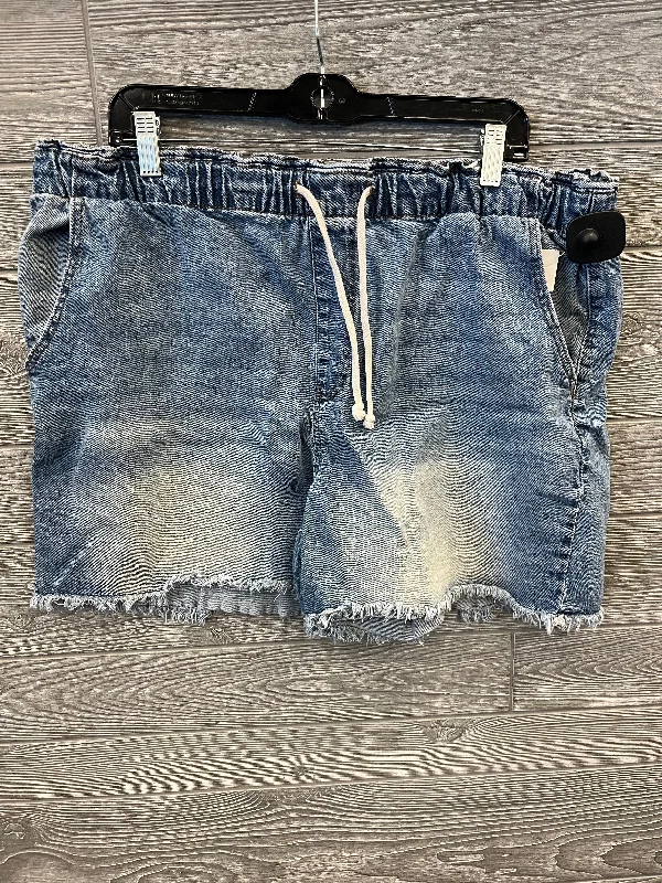 Shorts By Celebrity Pink In Blue Denim, Size: 22