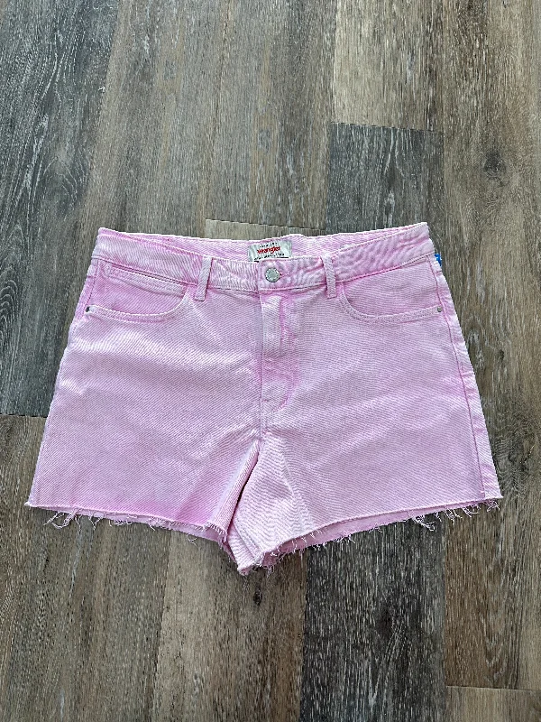 Shorts By Wrangler In Pink Denim, Size: 8