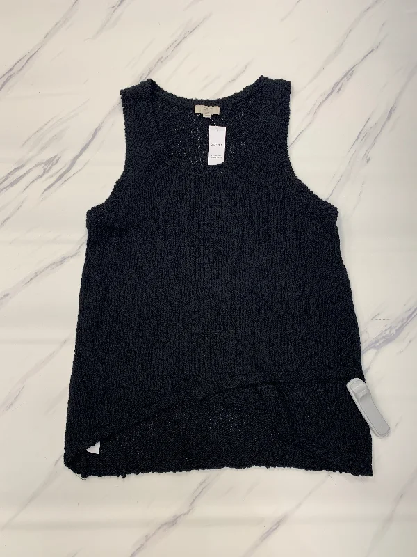 Top Sleeveless By Loft In Black, Size: Petite L