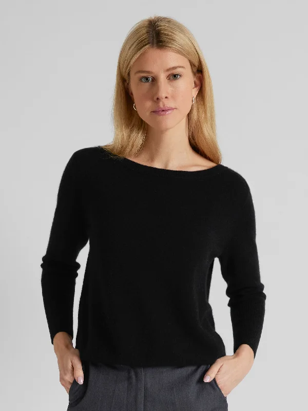 Cashmere sweater "Asta" - black