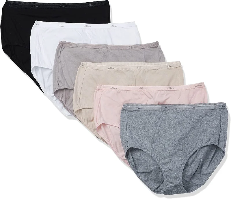 Hanes 6 Pack Full Brief Panties