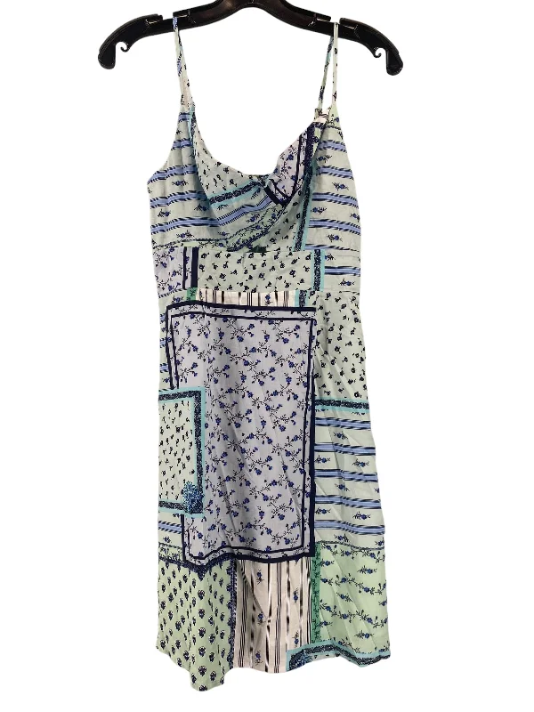 Dress Casual Short By Loft In Blue & Green, Size: 2petite