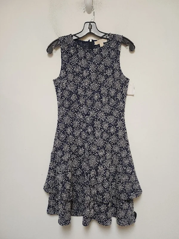 Dress Casual Short By Michael By Michael Kors In Blue & White, Size: Xs