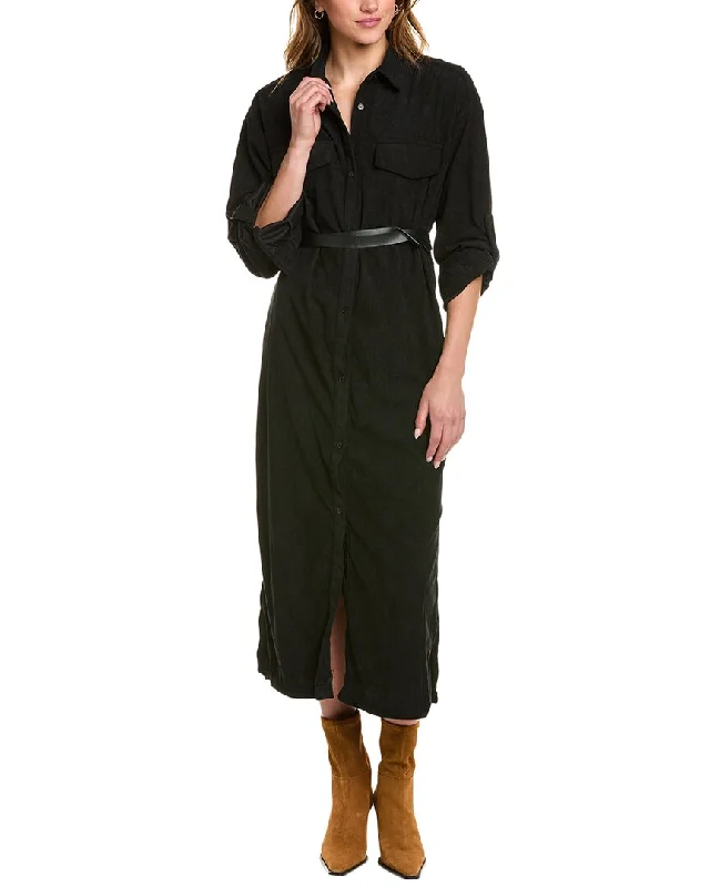 MARION Corduroy Midi Shirtdress