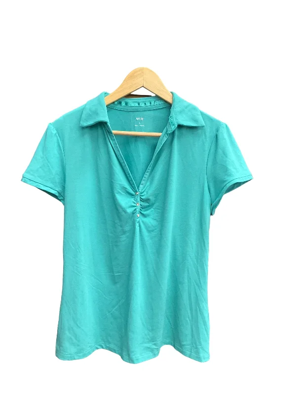 Aqua Top Short Sleeve Apt 9, Size L