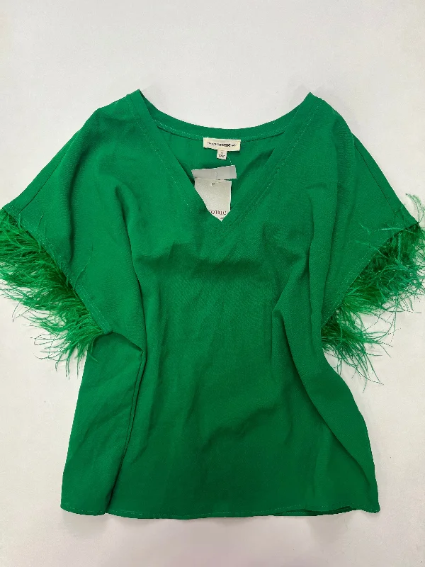 Green Top Short Sleeve Ee Some NWT, Size S