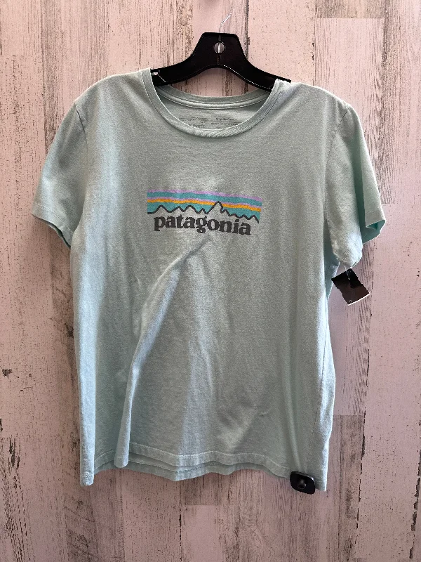 Green Top Short Sleeve Patagonia, Size S