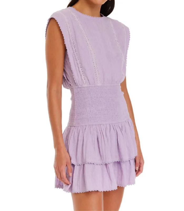 Kenzie Mini Dress In Lilac