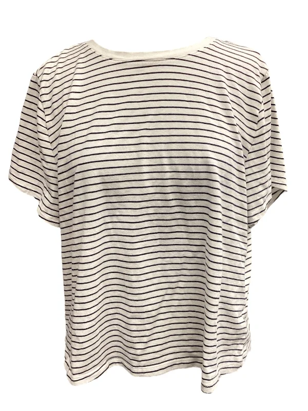 Striped Pattern Top Short Sleeve Old Navy, Size 2x