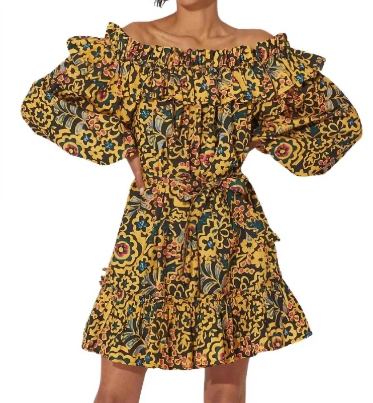 Thala Mini Dress In Matisse Print