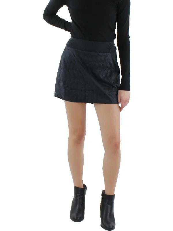 Womens Insulated Mini Mini Skirt