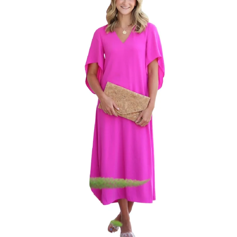 Meredith Maxi Dress In Pink