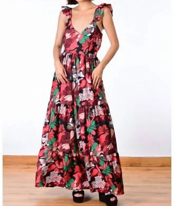 Rio Floral Fantasy Maxi Dress