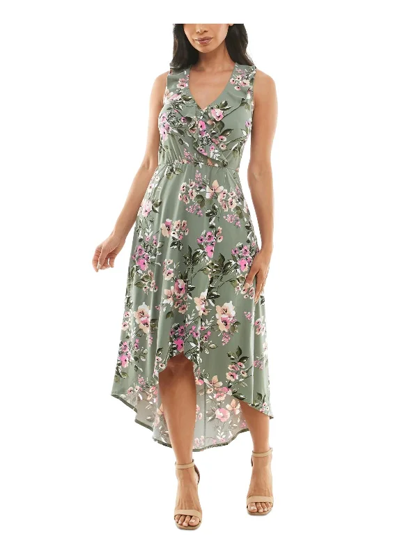 Womens Floral Maxi Maxi Dress