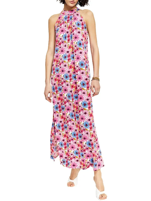 Womens Jersey Printed Maxi Dress