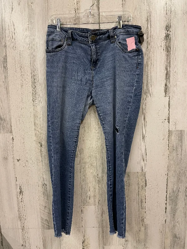 Blue Denim Jeans Skinny Kut, Size 14