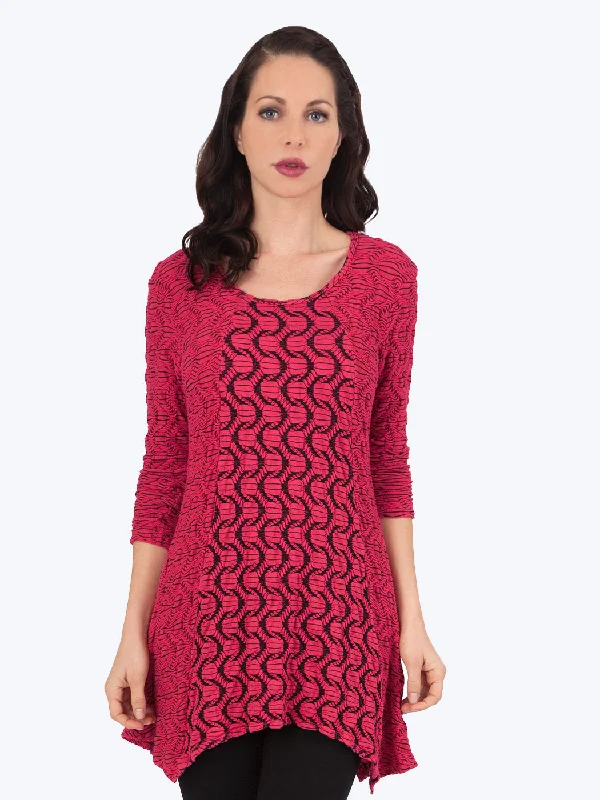 Tianello Innu Knit Jersey Jaquard "Aston" Tunic - Final Sale