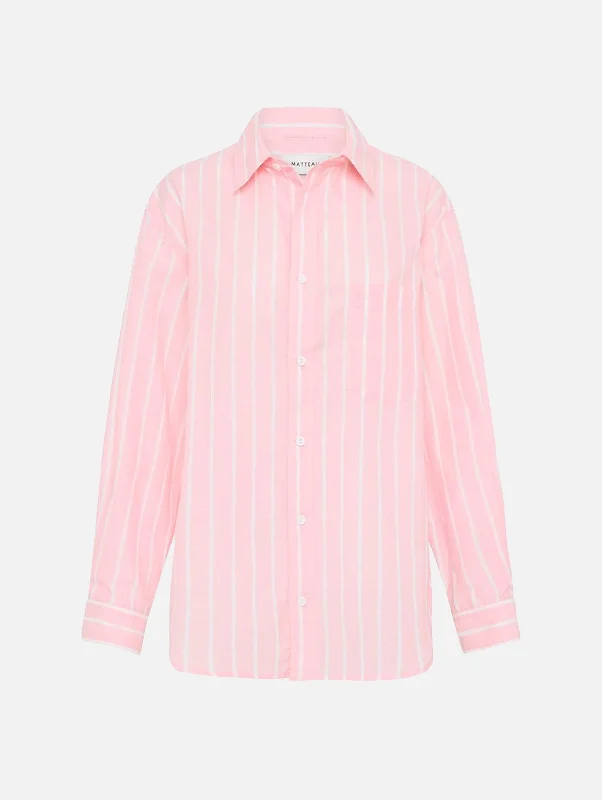 Classic Stripe Shirt in Sorbet