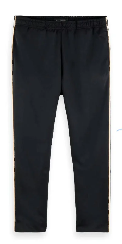 Logo Tape Sweatpants In Black