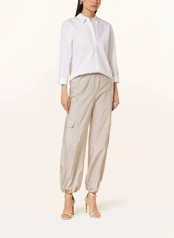 Pascale Cargo Pants In Chalk