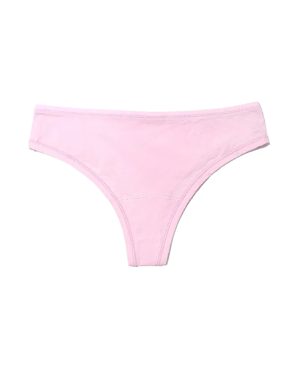 PlayStretch™ Natural Rise Thong Meadowsweet Pink