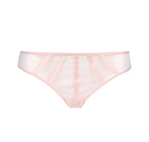 Satin contour thong [Pantry Pink]