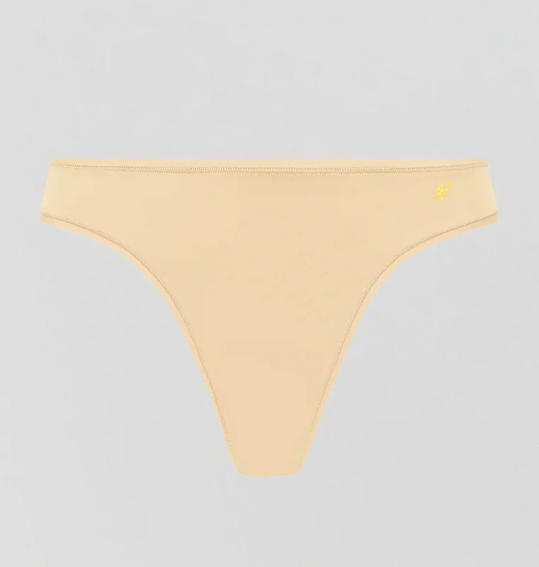 Invisible microfibre thong [Sand]