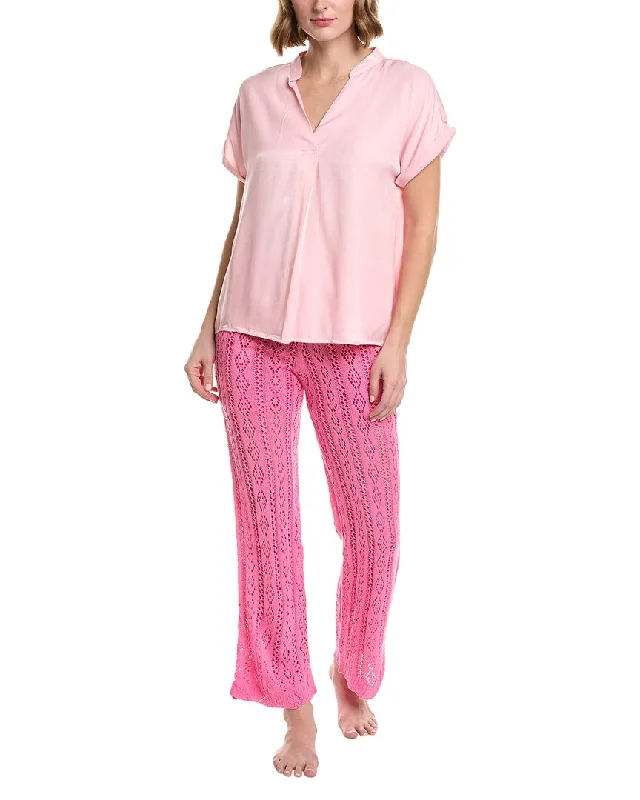 ANNA KAY 2pc Butterfly Top & Pant Set