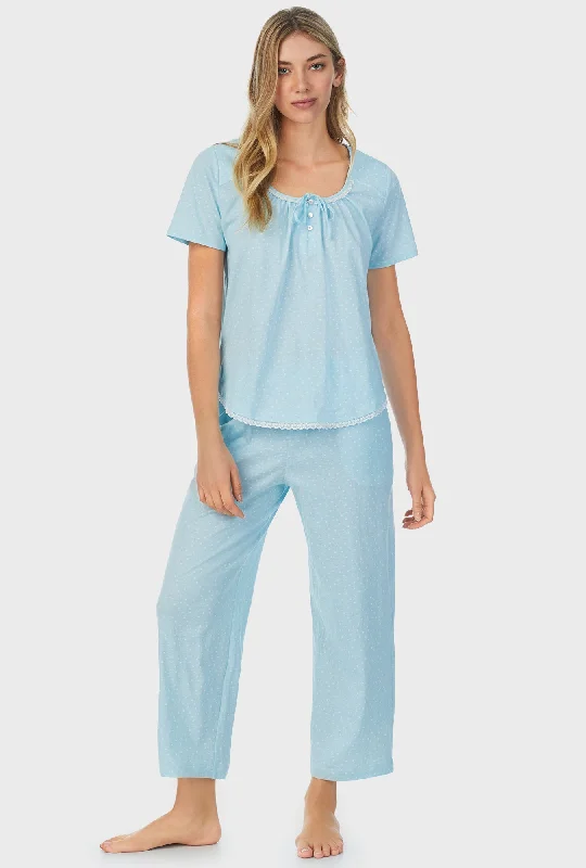 Aqua Dots Capri Pajama Set