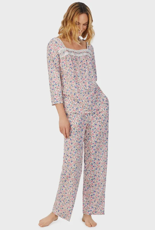 Floral Fields Long Pajama Set