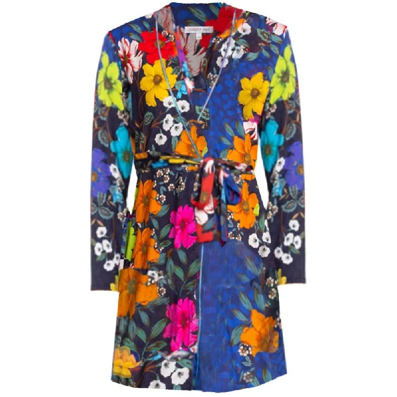 Johnny Was Women Archimal Floral Print Cotton Modal Sleep Robe Multi