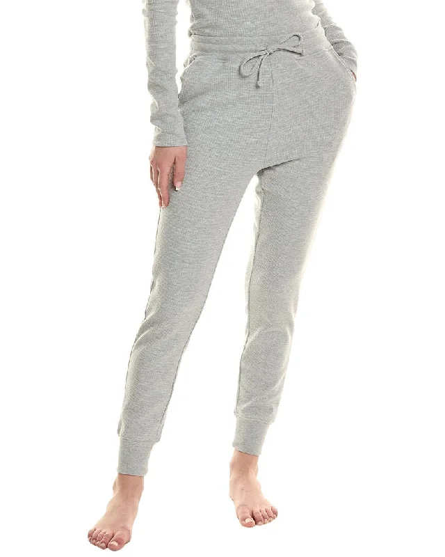 Rachel Parcell Waffle Fitted Jogger Pant