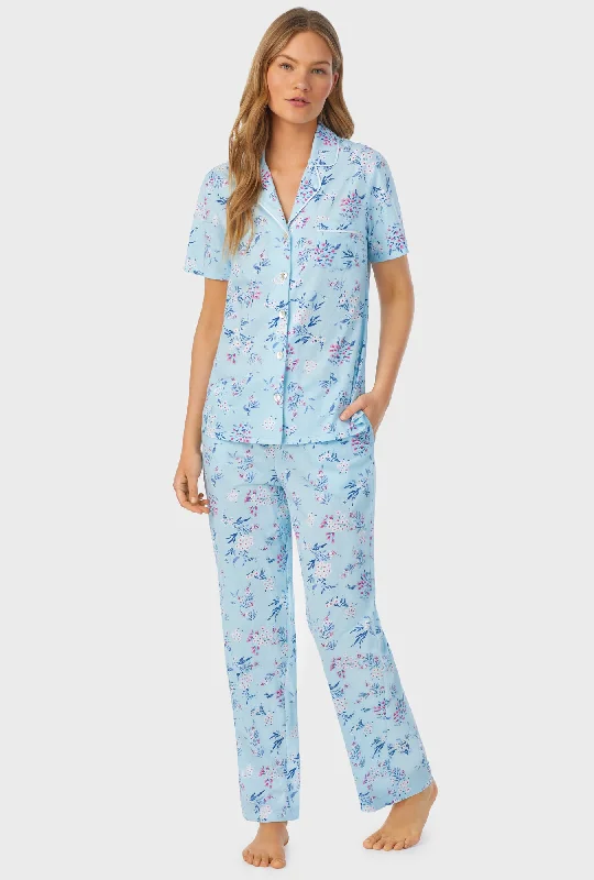 Summer Blooms Long Pajama Set