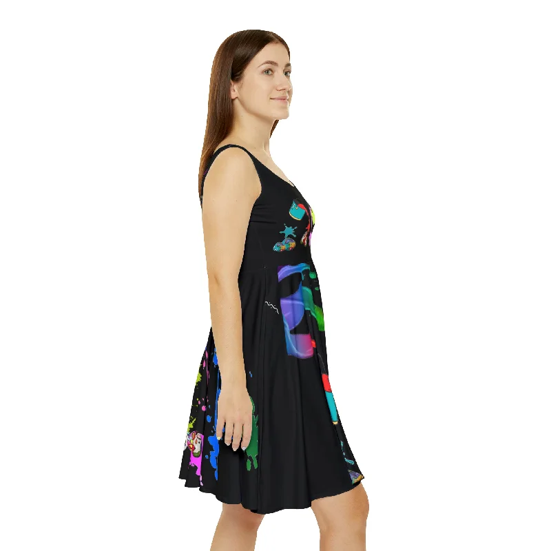 Women's Skater Dress (AOP) SPLODGE